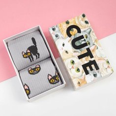 Носки Kaftan, комплект, 2 пары, размер 36/39, cute