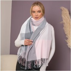 Палантин Cashmere,180х70 см, серый