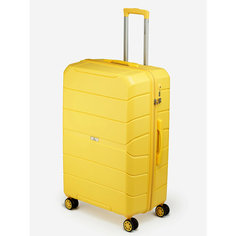 Чемодан Lcase Singapore, 97 л, размер L, желтый