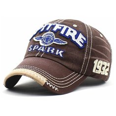 Бейсболка мужская SPITFIRE SPARK, размер 55-61, темно-коричневый M Trend