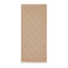 Шарф GUESS, one size, белый