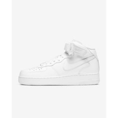 Кроссовки NIKE Air Force 1 Mid, размер 8.5 US, white/white