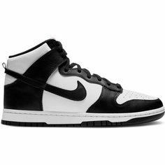 Кроссовки NIKE Dunk High Retro, размер 11.5 US, белый/черный
