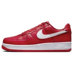Кроссовки NIKE Air Force 1 Low Retro, размер 10.5 US, red