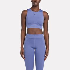 Топ спортивный Reebok, размер XS, фиолетовый