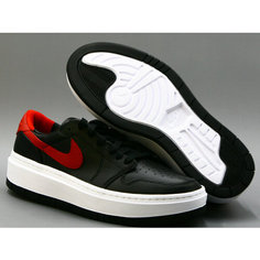 Кроссовки NIKE Air Jordan 1 Elevate Low, полнота B (US)/ на среднюю стопу, размер 10.5 US, Black/White/Gym Red