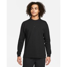 Лонгслив спортивный NIKE, размер L, , black/black