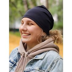 Шапка бини LUCHIORADO, размер 59/62, темно-серый