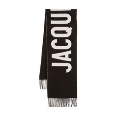 Шарф Jacquemus LEcharpe Jacquemus, one size, коричневый