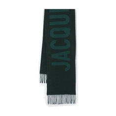 Шарф Jacquemus LEcharpe, one size, зеленый