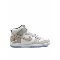Кроссовки NIKE Dunk High Premium, размер 10.5 US, серебристый