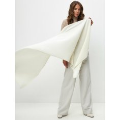 Шарф BonnyWool,220х70 см, one size, молочный
