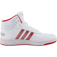 Кеды adidas, размер 4 UK, белый/красный