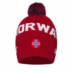 Шапка KV+, размер OneSize, красный/белый