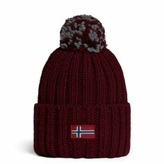 Шапка бини NAPAPIJRI Semiury Women, размер OneSize, бордовый