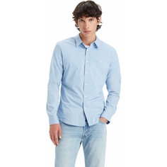 Рубашка Levis Men Battery Housemark Slim Fit Shirt, размер L, голубой Levis®