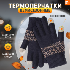 Перчатки Xiaomi осень-зима 2023, размер 20, синий