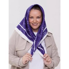 Платок ,90х90 см, синий яркий Cheerful Girl