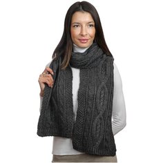 Шарф GOLDENIKA,180х25 см, темно-серый