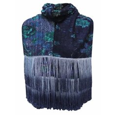 Палантин Akvorioli,160х45 см, синий/голубой