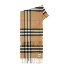 Шарф BURBERRY Burberry, one size, коричневый