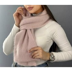 Шарф , one size, темно-бежевый Нет бренда