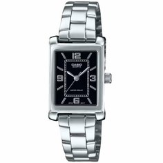 Наручные часы CASIO, серебряный, черный