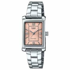 Наручные часы CASIO, розовый, серебряный