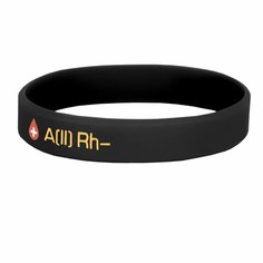 Браслет Mordor Tac., 1 шт., размер one size, диаметр 7.5 см, черный