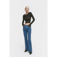 Джинсы клеш AT EASE Bootcut, размер XS, blue