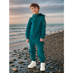Комбинезон Kogankids, открытая стопа, размер 110 / 5 лет, зеленый