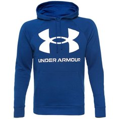 Худи спортивное Under Armour Rival Fleece Big Logo Hoodie, размер SM, , ультрамарин