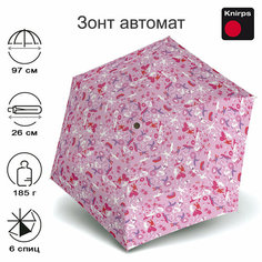 Зонт-трость Knirps, розовый, лиловый