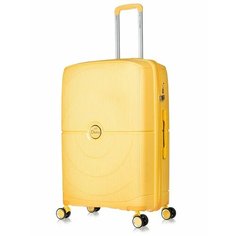 Чемодан Lcase Doha, 88 л, размер L, Желтый