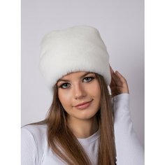 Шапка бини , размер 55-56-57, белый Нет бренда