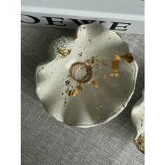 Подставка для украшений SO.MA, 10х4.5х9.5 см, , золотой, белый