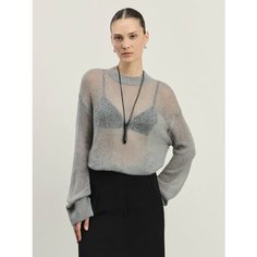 Джемпер Zarina, размер XS (RU 42)/170, , светло-серый меланж