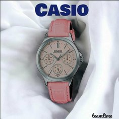 Наручные часы CASIO, розовый, золотой