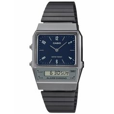Наручные часы CASIO, синий, серый, черный