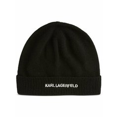 Шапка Karl Lagerfeld, размер OneSize, черный