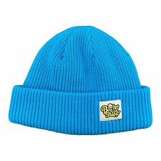 Шапка Bro Stuff BroStuff, размер one size, голубой, белый, желтый
