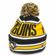 Шапка Atributika & Club Pittsburgh Penguins, размер 52-54, желтый