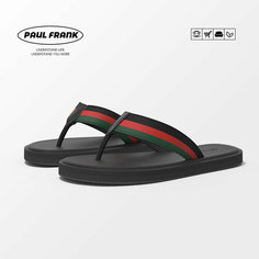 Вьетнамки Paul Frank, размер 43/44, красный, зеленый, черный