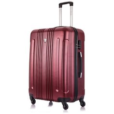 Умный чемодан Lcase Bangkok, 104 л, размер L, винный