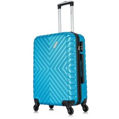 Чемодан Lcase New Delhi, 61 л, размер M, синий