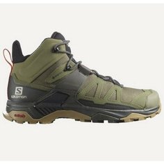 Ботинки Salomon X ULTRA 4 MID WIDE GTX, размер RU 44 UK 10.5 US 11, зеленый