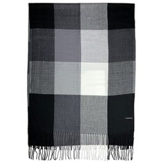 Палантин Cashmere,180х70 см, черно-белый