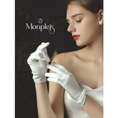 Перчатки MONPLEIS Свадебная коллекция, белый