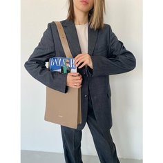 Сумка шоппер TIKITORCH, фактура гладкая, капучино