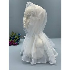 Платок-капюшон Rossini,50х20 см, белый
